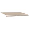 vidaXL Markise Beige 500 x 300 x 165 cm Polyester und Metall