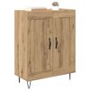 vidaXL Sideboard Artisan-Eiche 69,5 x 34 x 90 cm Verbundholz und Eisen