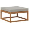 vidaXL Outdoor-Fu&szlig;hocker Natur