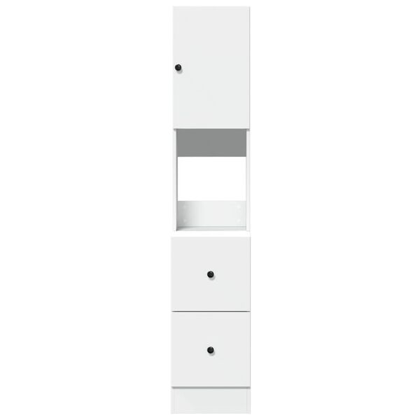 vidaXL Küchenschrank Weiß 35x50x180 cm Holzwerkstoff