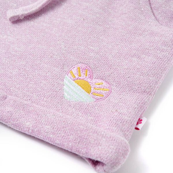 Kindershorts mit Kordelzug Lila 104