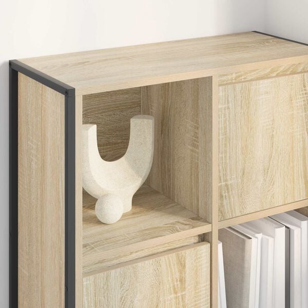 vidaXL B&uuml;cherregal Sonoma 68 x 30 x 108.5 cm Holzwerkstoff