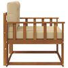 vidaXL Outdoor Mittelsofa Massivholz Akazie Natur