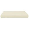 vidaXL Palettenkissen 60x61,5x6 cm Creme Stoff