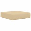 vidaXL Sitzkissen f&uuml;r Outdoor Beige 40 x 40 x 8 cm 100 % Polyester