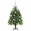 vidaXL Weihnachtsbaum mit 150 LEDs mit St&auml;nder Gr&uuml;n 120 cm PE