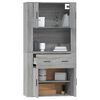 vidaXL Highboard Grau Sonoma Holzwerkstoff