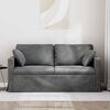 vidaXL Sofa Dunkelgrau Gesamtabmessungen: 158 x 78 x 80 cm (B x T x H)