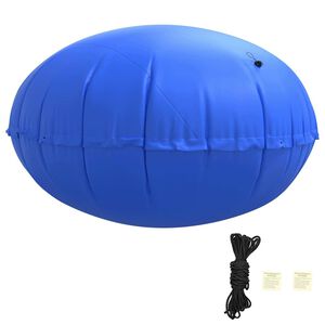 vidaXL Winter Pool Kissen Blau &Oslash; 310 x 180 cm PVC