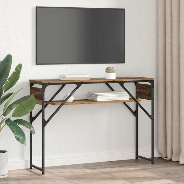 vidaXL Konsolentisch Altholz 105x30x75cm Holzwerkstoff