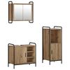 vidaXL Badezimmerschrank-Set 3 Stk. Artisan-Eiche 40 x 36 x 99,5 cm