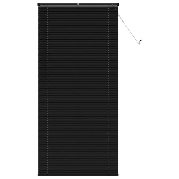 vidaXL Venetianer Jalousie Schwarz 213 x 80 cm PVC