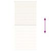 vidaXL Doppelrollo Marmorbeige 95x230 cm Stoffbreite 90,9 cm Polyester