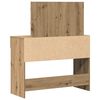 vidaXL Schminktisch Artisan-Eiche 100 x 40 x 120 cm Holzwerkstoff