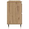 vidaXL Badschrank Artisan-Eiche 80x33x60 cm Holzwerkstoff