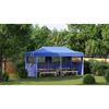 vidaXL Pop-Up-Partyzelt Faltbar Blau 3×6 m