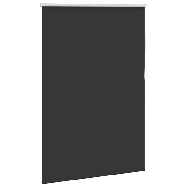 vidaXL Verdunkelungsrollo Schwarz 100x130 cm Stoffbreite 95,7cm