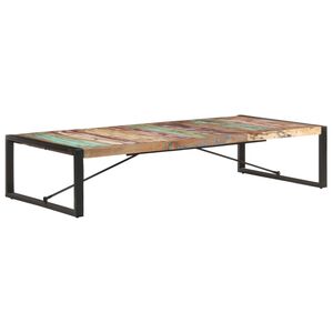 vidaXL Couchtisch 180x90x40 cm Altholz Massiv