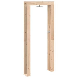 vidaXL Outdoor-Dusche 226 cm Massivholz Kiefer und Edelstahl Natur
