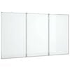 vidaXL Magnetisches Whiteboard Klappbar 180x80x1,7 cm Aluminium
