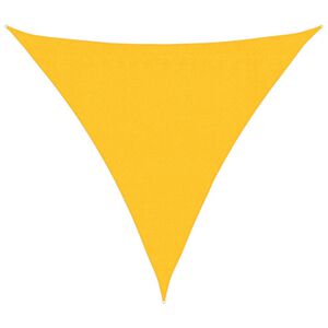 vidaXL Sonnensegel 160 g/m&sup2; Gelb 3,6x3,6x3,6 m HDPE