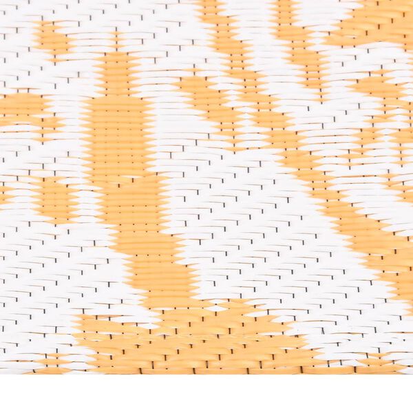 vidaXL Outdoor-Teppich ARAKIL Gelb 140x200 cm PP