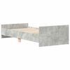 vidaXL Bettgestell Betongrau 90x190 cm Holzwerkstoff