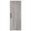 vidaXL Wandschrank Grau Sonoma 34,5x34x90 cm
