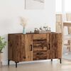 vidaXL Sideboard mit Schubladen Altholz 100 x 36 x 60 cm Holzwerkstoff