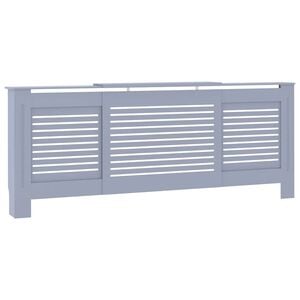 vidaXL MDF Heizk&ouml;rperverkleidung Grau 205 cm