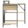 vidaXL Schreibtisch Sonoma-Eiche 120 x 79 x 86,5 cm Holzwerkstoff