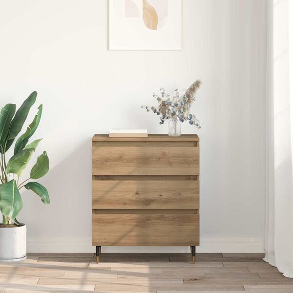 vidaXL Sideboard Artisan-Eiche 60 x 35 x 70 cm Holzwerkstoff