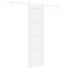 vidaXL Schiebet&uuml;r ORKDAL 61 x 198,5 cm Holzwerkstoff Wei&szlig;