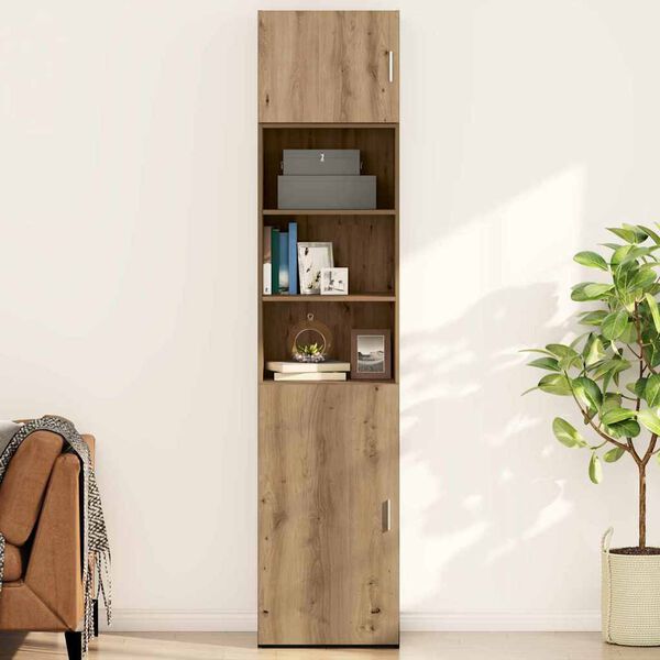 vidaXL Wandschrank Artisan-Eiche 50 x 42,5 x 40 cm Holzwerkstoff