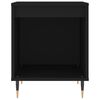 vidaXL Nachttische 2 Stk. Schwarz 40x35x50 cm Holzwerkstoff