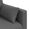vidaXL Sofa 140cm Dunkelgrau Metall
