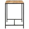 vidaXL Esstisch 110x55x75 cm Raues Massivholz Mango und Eisen