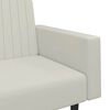 vidaXL Schlafsofa 2-Sitzer Creme Samt