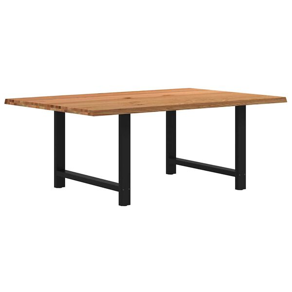 vidaXL Esstisch Hellbraun 200x120x74 cm Massivholz Eiche Rechteckig