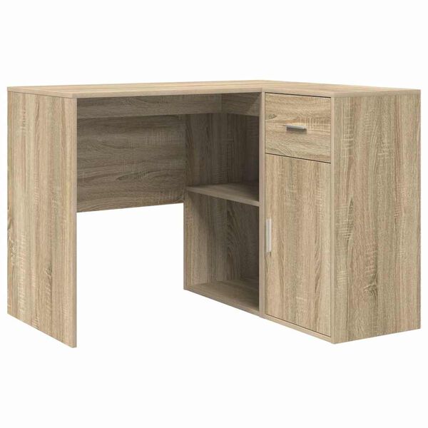 vidaXL Eck-Schreibtisch mit Schubladen Sonoma-Eiche 102 x 88 x 75 cm