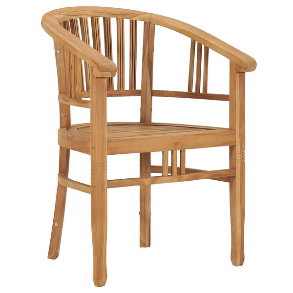 vidaXL 7-tlg. Garten-Essgruppe Massivholz Teak