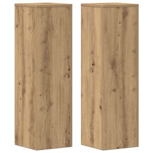 vidaXL Pflanzenst&auml;nder 2 Stk. Artisan-Eiche 25x25x80 cm Holzwerkstoff