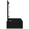 vidaXL Schminktisch mit Speicher Schwarz 83 x 40 x 70 cm Holzwerkstoff