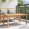 vidaXL Couchtisch Braun 110 x 55 x 45 cm Teak-Massivholz