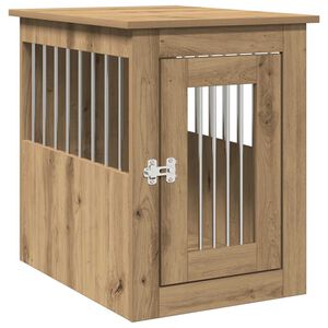 vidaXL Hundek&auml;fig im M&ouml;belstil Artisan-Eiche 45x62x59 cm Holzwerkstoff