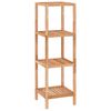 vidaXL Badregal 36x36x112 cm Massivholz Nussbaum