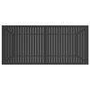 vidaXL Gartentisch Anthrazit 190x80x72 cm Stahl