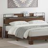vidaXL Stauraum-Kopfteil Braun Eichen-Optik 180 cm Holzwerkstoff
