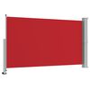 vidaXL Ausziehbare Seitenmarkise 140 x 300 cm Rot