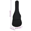 vidaXL Gitarrentasche für 1/2 (34") Klassikgitarre Schwarz 94x35 cm Stoff